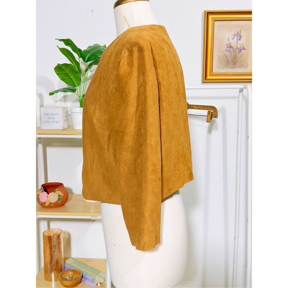 Light Brown Soft R&K Lightweight Blazer - Picture 3 of 5